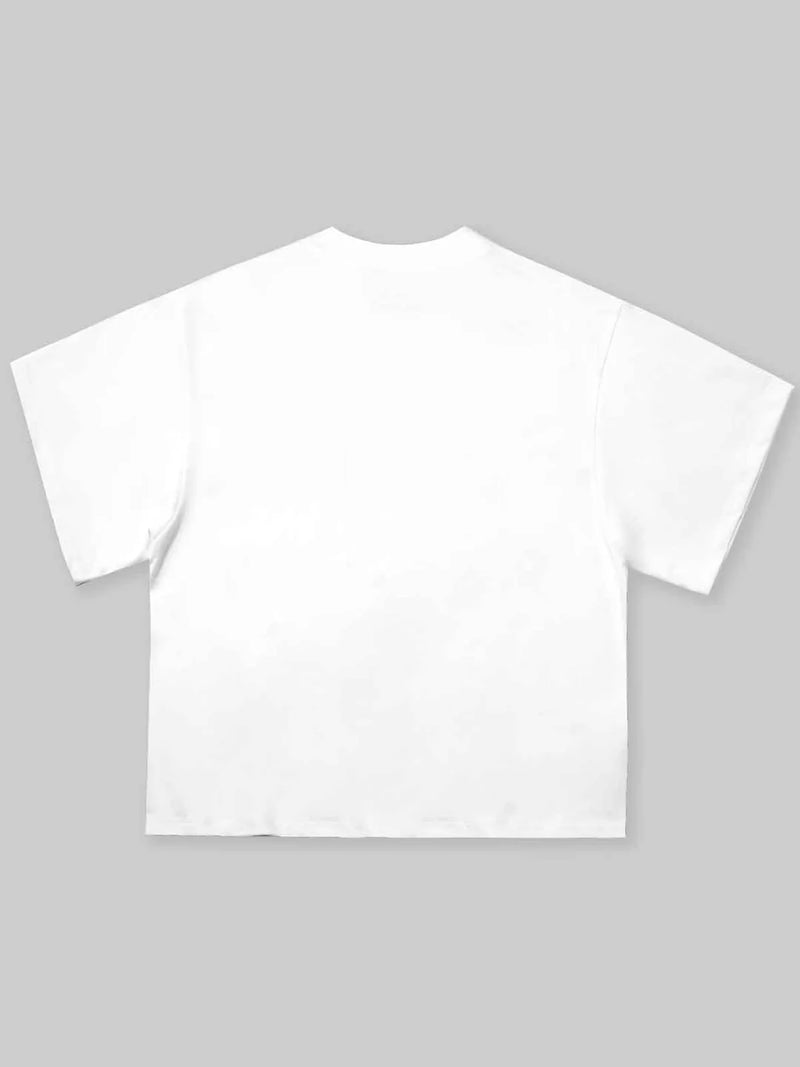 NOISSEY "Rich Forever" Boxy Heavyweight Cooling Tee - White