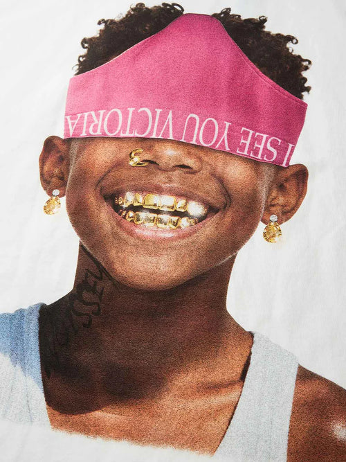 NOISSEY Boxy T-Shirt with Child Portrait